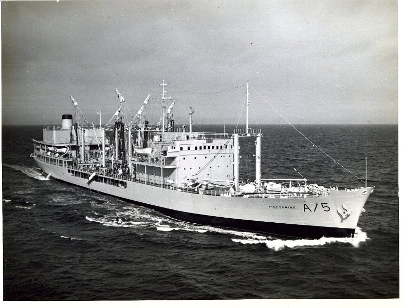 RFA Tidespring 1964 UK to Aden Humphries 2nd RO